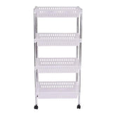 4-Tier Plastic trolley